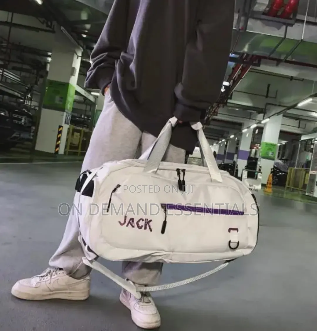 Jack Casual Duffle/Gym Bag Strong Handles Padded Shoulder Strap