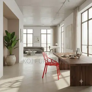 Dining Chair; Plastic Modern Dining Armless Stackable Chairs