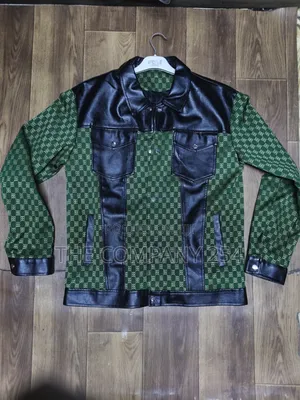 Quality Casual Leather Designer Gucci Jacket All Weather Available