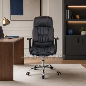 Office Chairs; Recliner Ergonomic Leather Swivel Chair