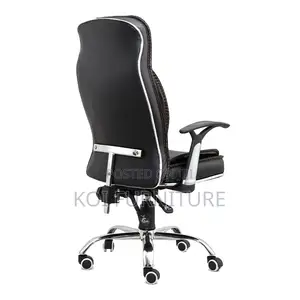 Office Chairs; Recliner Ergonomic Leather Swivel Chair
