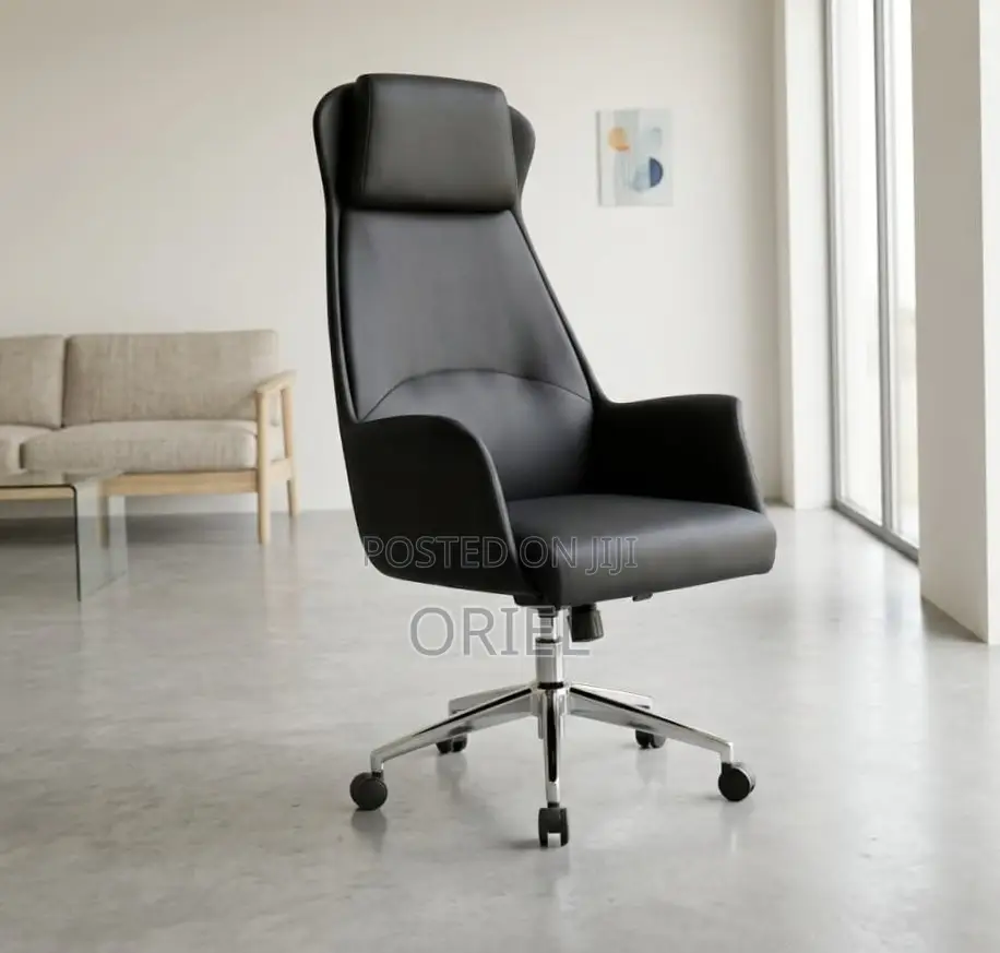 Office Chair ; Adjustable Height Swivel Office Leather Chair