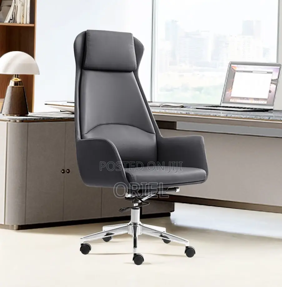 Office Chair ; Adjustable Height Swivel Office Leather Chair