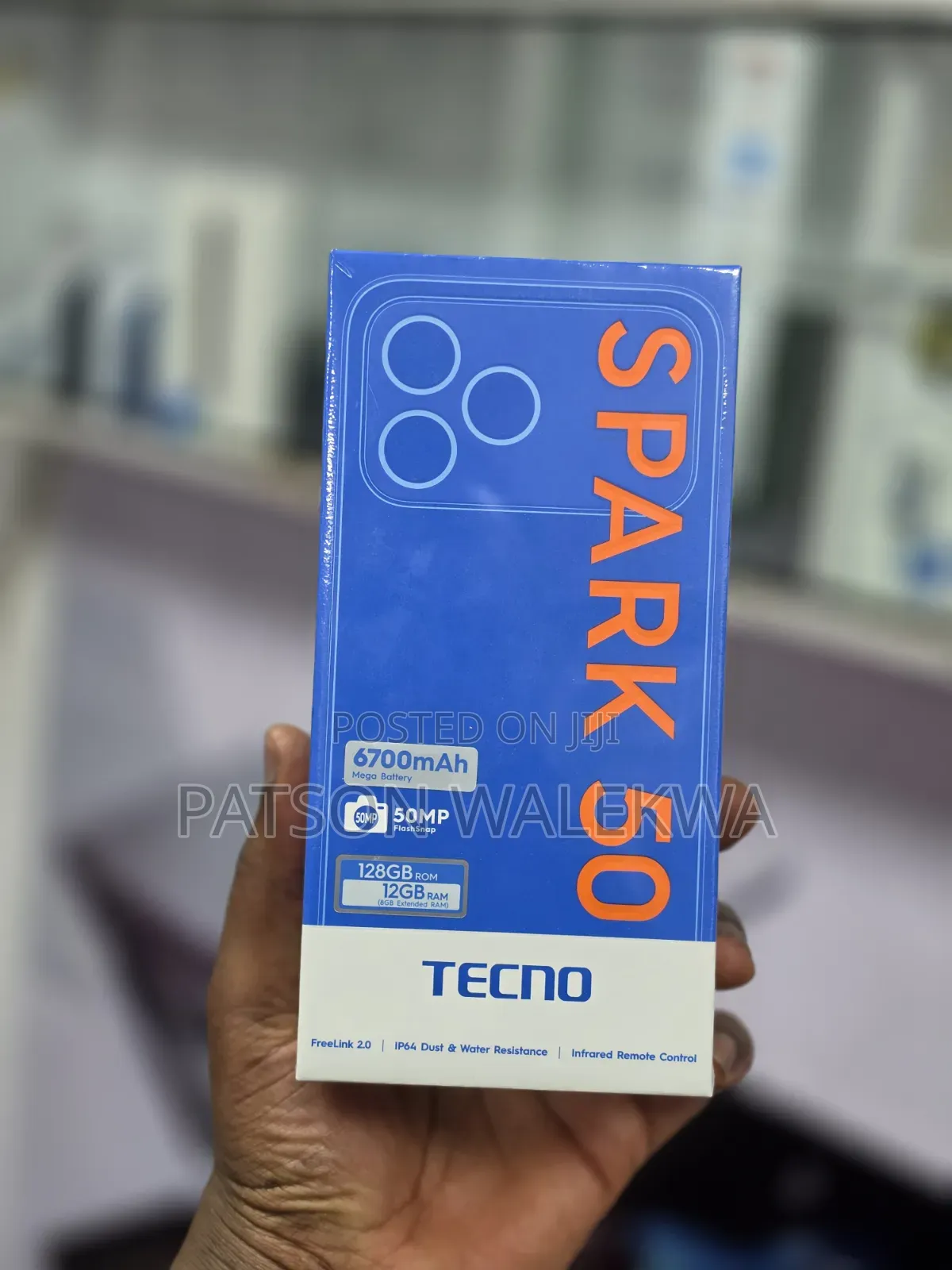 New Tecno Spark 50 128 GB Black