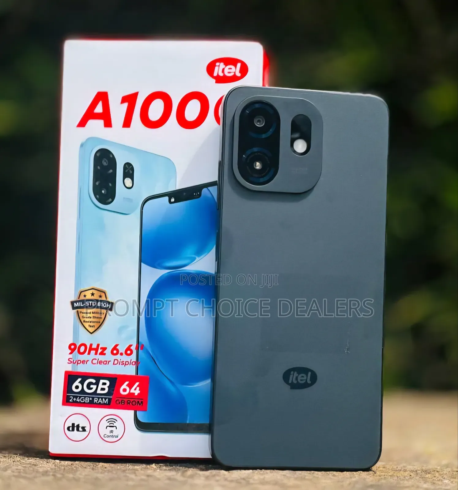 New Itel A100C 64 GB Black