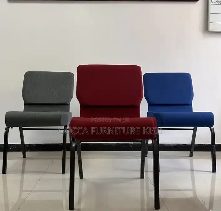 Church Chairs; Stackable Banquet Church Chair