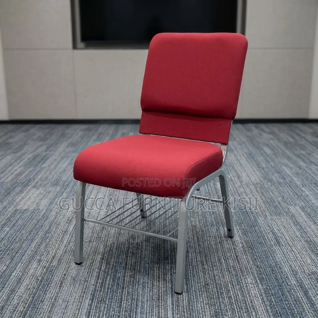 Church Chairs; Stackable Banquet Church Chair