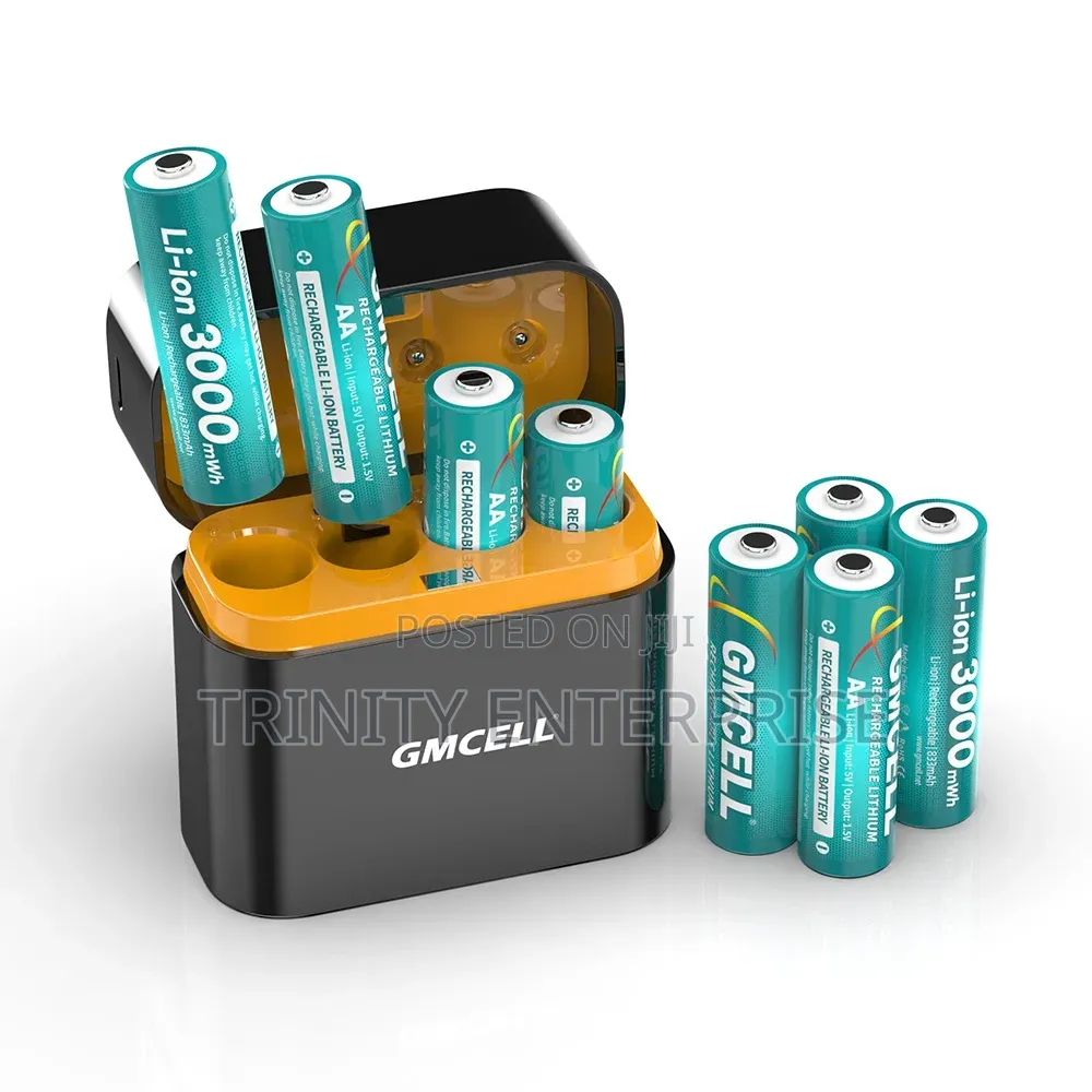 Batteries Rechargeable by USB Lithium 1.5V Cute Rechargeable
