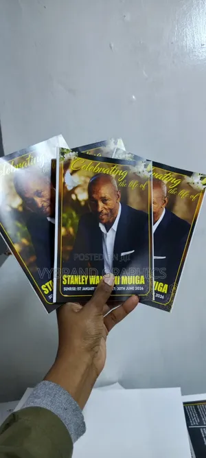 Elegantly Designed Page Funeral Programs