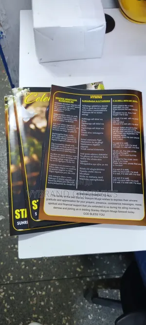 Elegantly Designed Page Funeral Programs