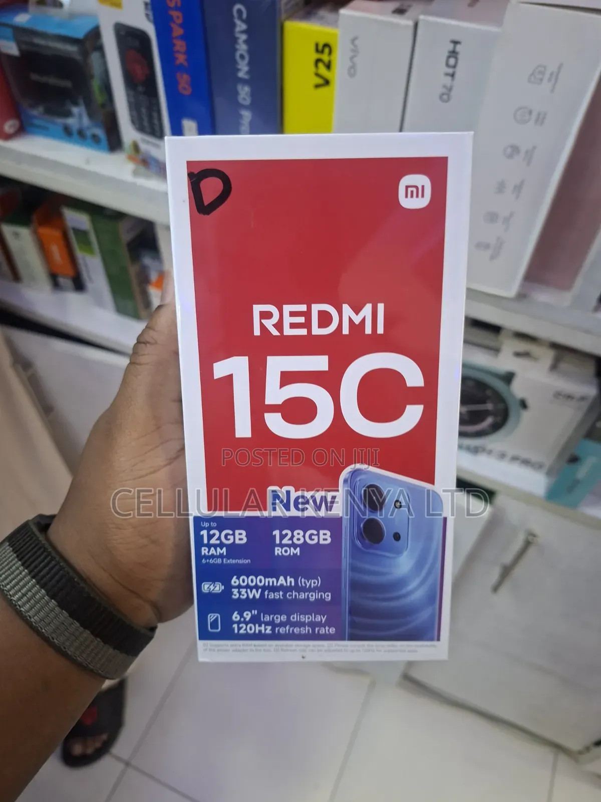 New Xiaomi Redmi 15C 4G 256 GB Black