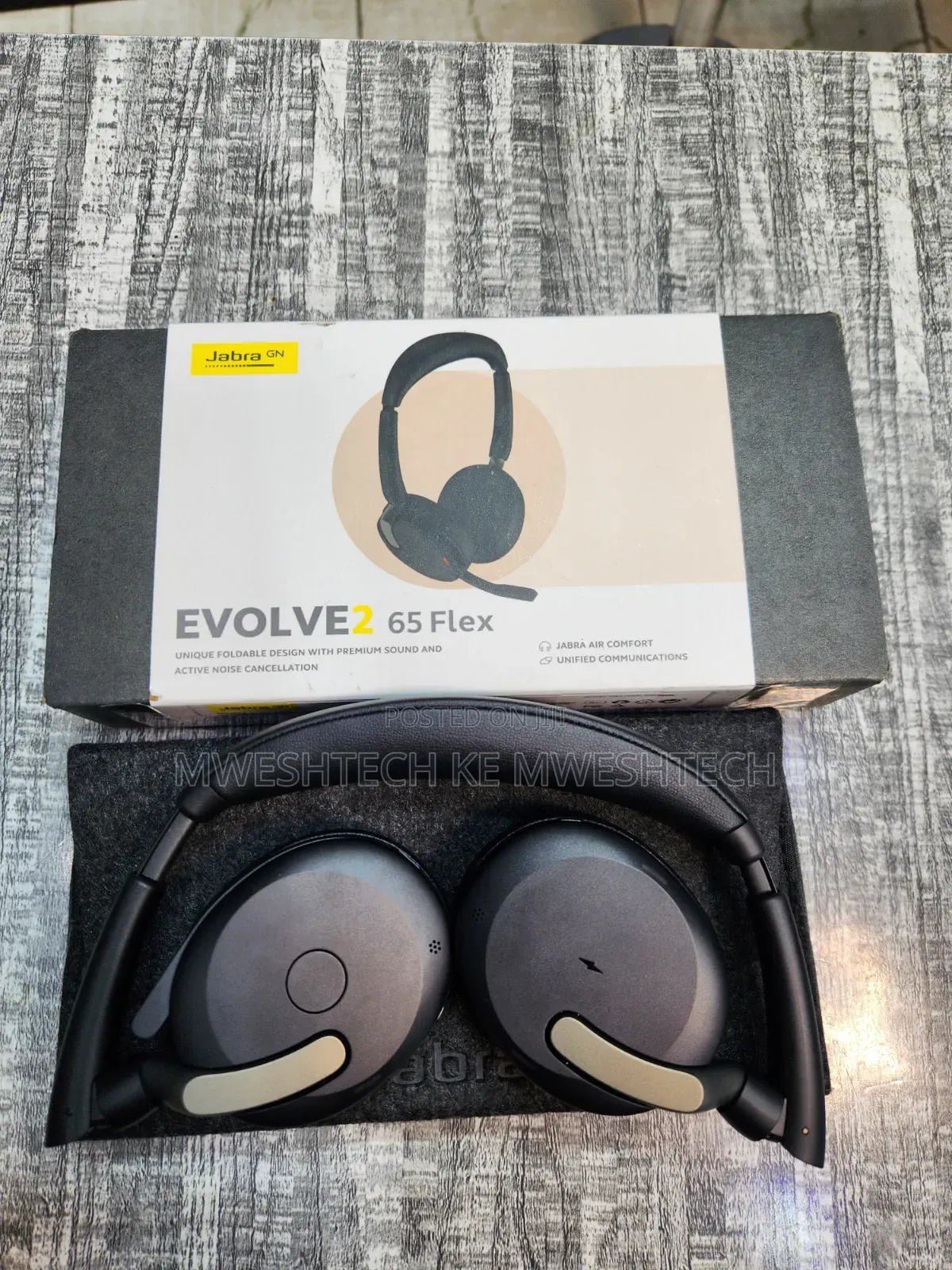 Jabra Evolve2 65 Flex Wireless Headset 