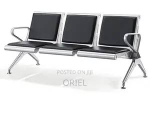 Office Waiting Bench : 3-Seater Visitor Bench