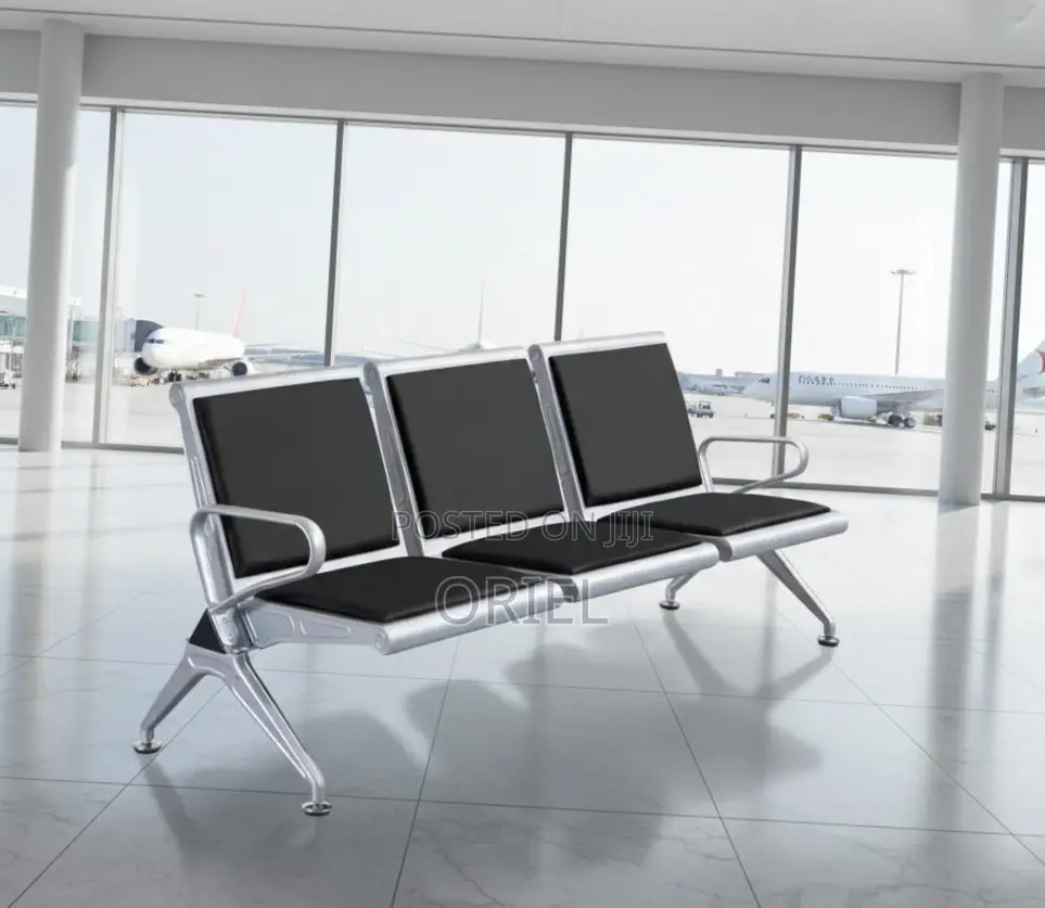 Office Waiting Bench : 3-Seater Visitor Bench