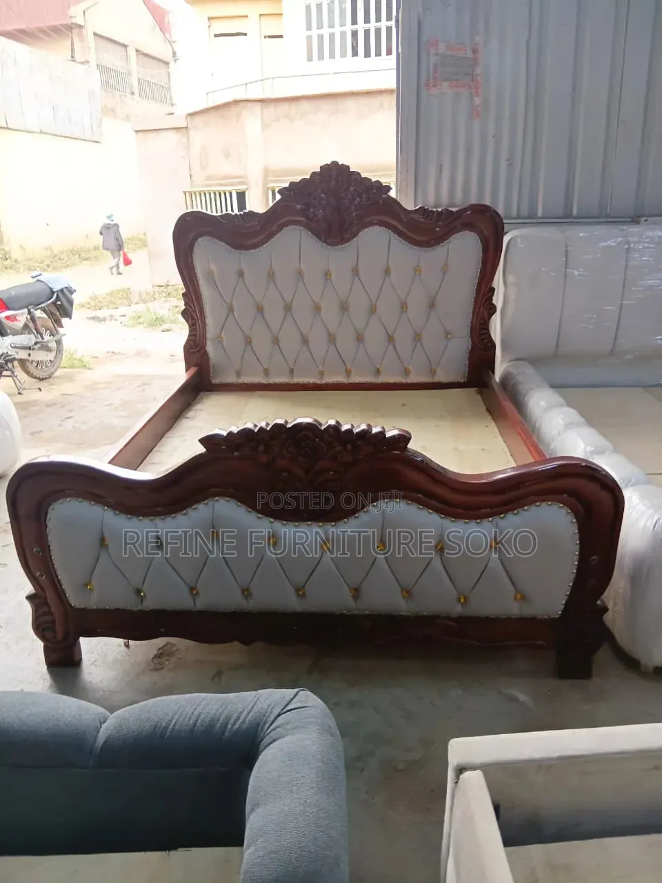 ANTIQUE BED PURE MAHOGANY Only 5x6 and 6x6 Available