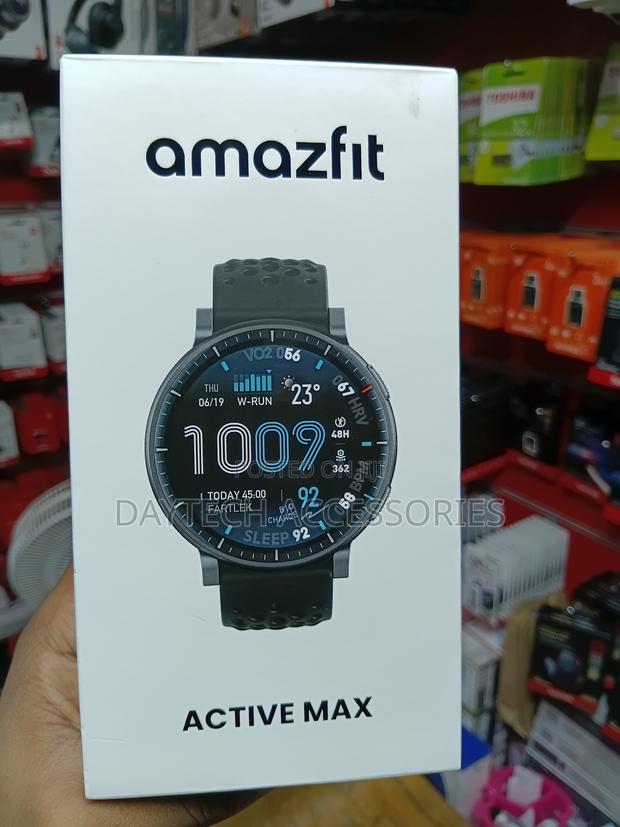 This Is a Amazfit Active Max Smartwatch Large 1.5" AMOLED Display. - main view