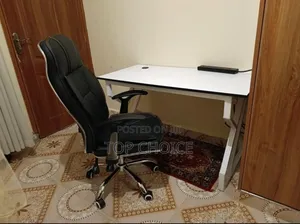 Study Desk With Leather Chair