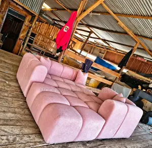 Convertible Pink 3 Seater Sofa/3 Seater Sofa