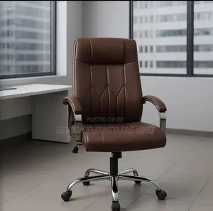 Office Chair; Brown Executive Office Chair