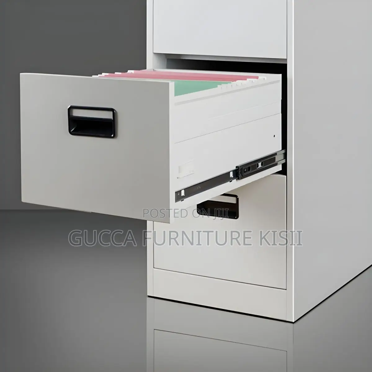 Office Cabinet; 3-Drawer Steel Office Cabinet