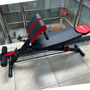 Adjustable Decline Sit-Up Bench With Leg Support