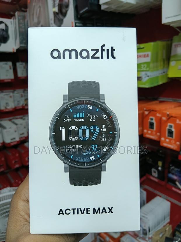 Amazfit Active Max Smart Watch - Black - thumbnail 2