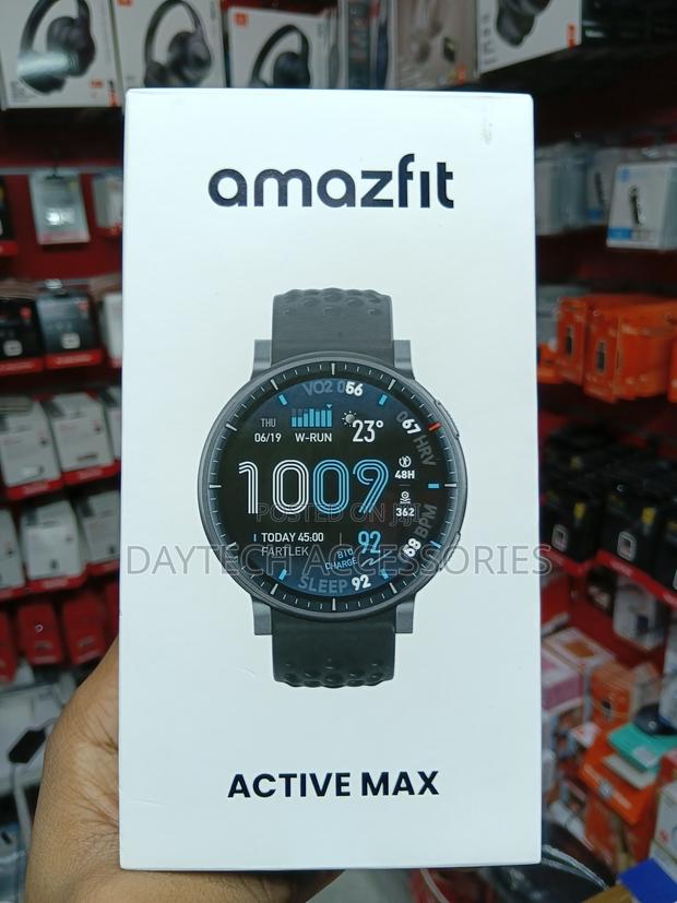 Amazfit Active Max Smart Watch - Black - thumbnail 3