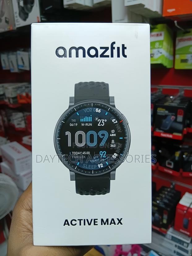 Amazfit Active Max Smart Watch - Black - thumbnail 4