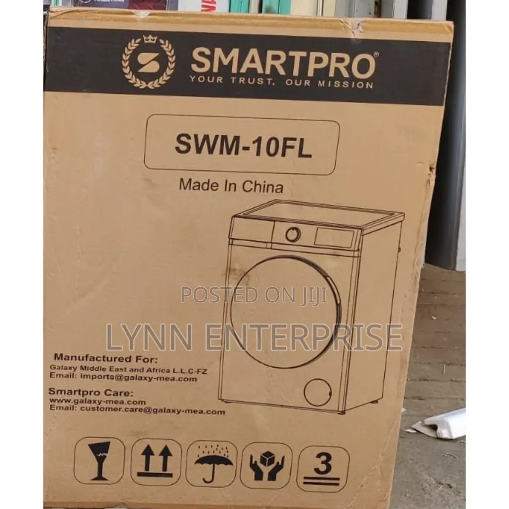Smartpro Washing Machine Frontload 10KG Steam Wash