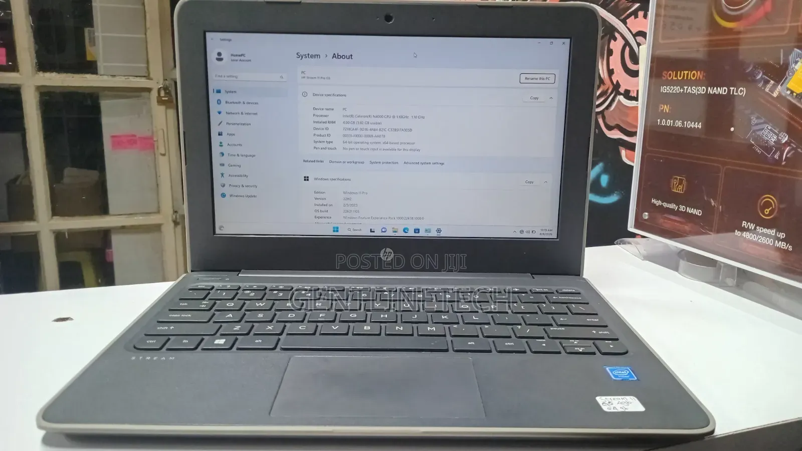 Laptop HP Stream 11 4GB Intel Celeron HDD 60GB