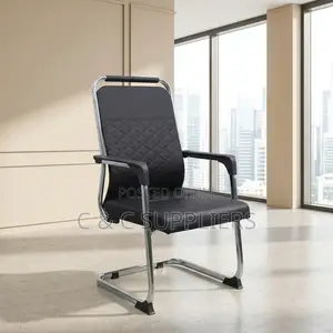 Leather Guest Chair With Armrest
