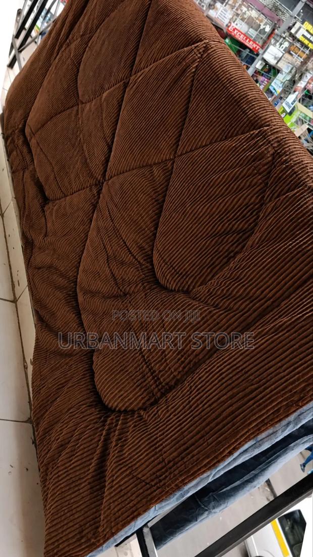 Brown Velvet Duvet Set 7×8 With Bedsheet 2 Pillowcases