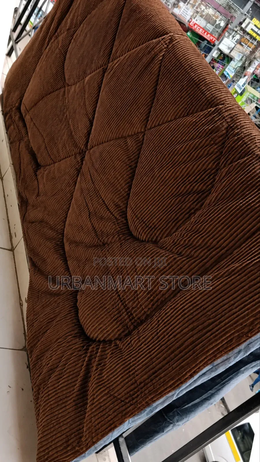 Brown Velvet Duvet Set 7×8 With Bedsheet 2 Pillowcases