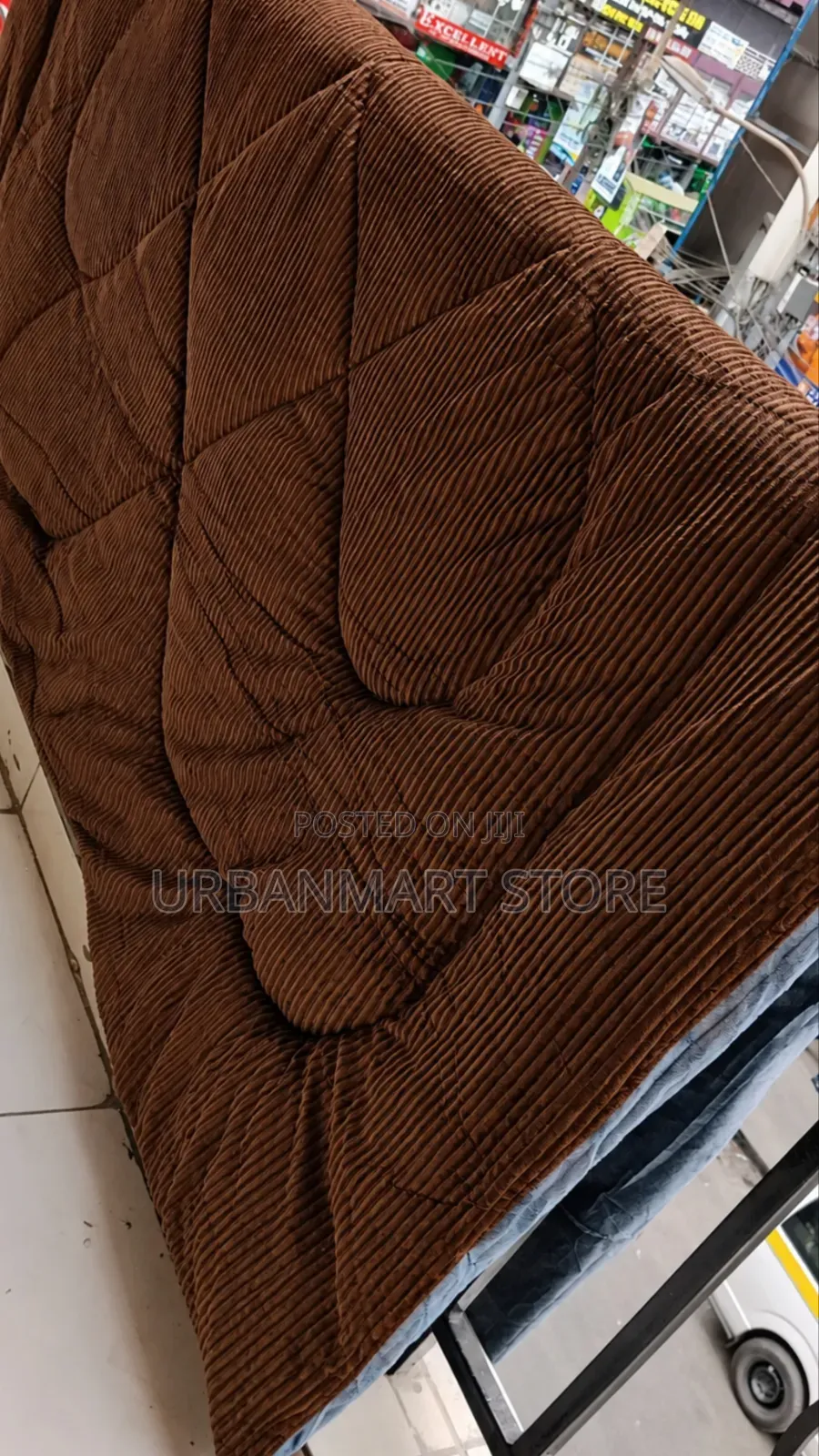 Brown Velvet Duvet Set 7×8 With Bedsheet 2 Pillowcases