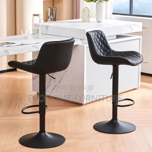Bar Stool ; Black ,Adjustable Height