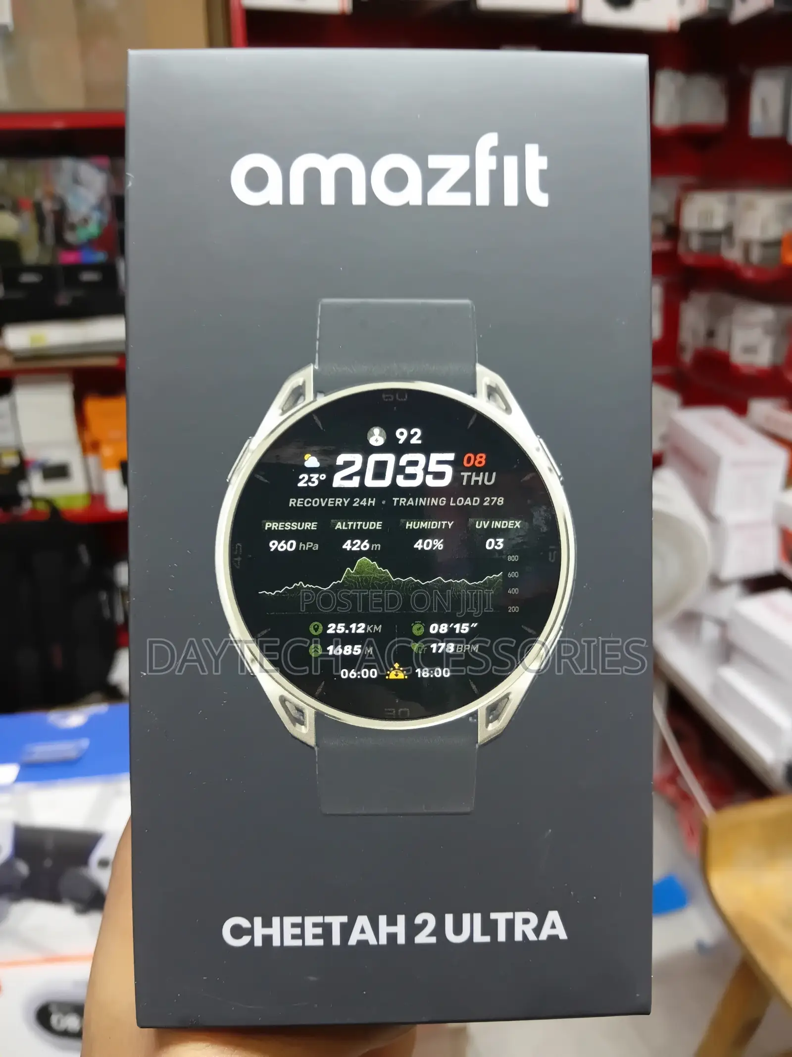 Amazfit Cheetah 2 Ultra Smart Watch 1.5" AMOLED Sapphire Glass.