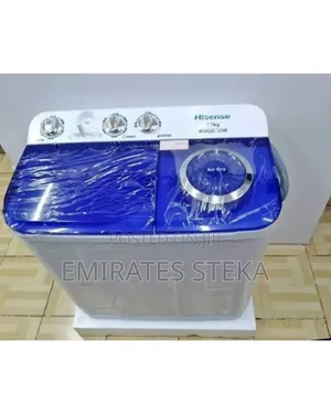 Hisense 7.5KG Twin Tub Washing Machine-Top-Load,White+2 Years Warranty