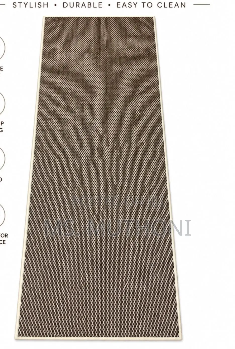 40cmx120cm Rubber Bottom Heavy Hallways, Kitchens, or Entryways S