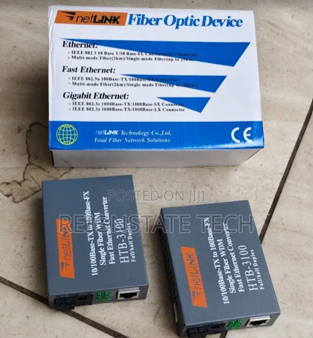 Fibre Optic Media Converter 10/100 Base