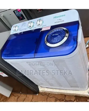 Hisense 7.5Kg Twin Tub Top Load Washing Machine - White (2YRs WRTY)