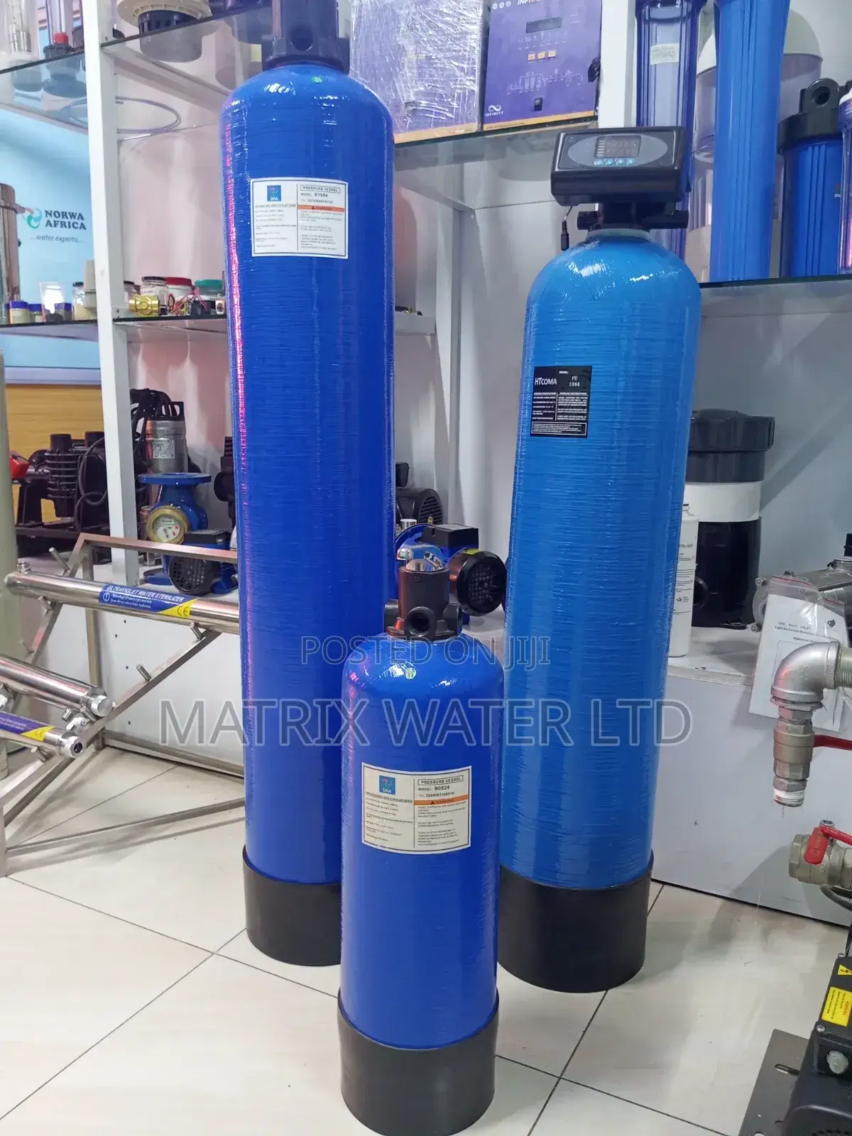 FRP Vessel 10x54" - 24x72"