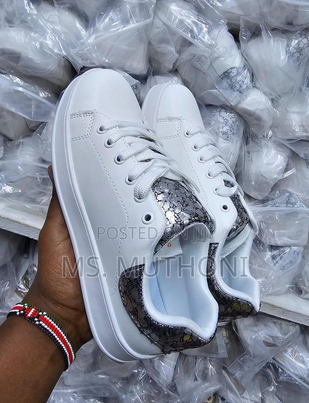 Ladies High Quality Leather Sneakers Size 37-42 - main view
