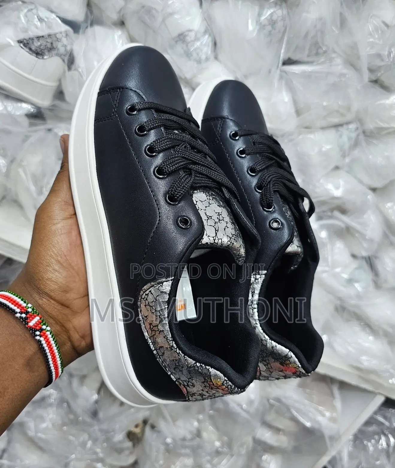 Ladies High Quality Leather Sneakers Size 37-42