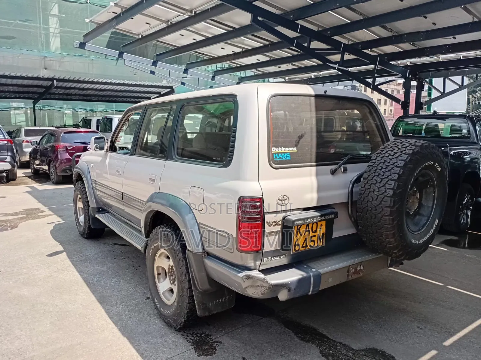 Toyota Land Cruiser 1996 Silver