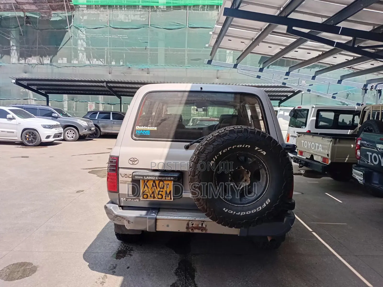 Toyota Land Cruiser 1996 Silver
