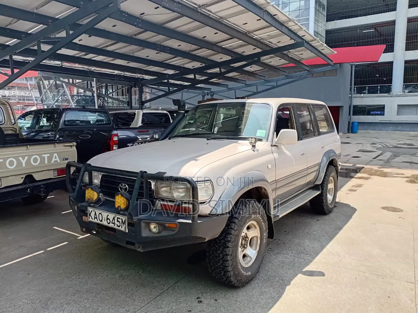Toyota Land Cruiser 1996 Silver
