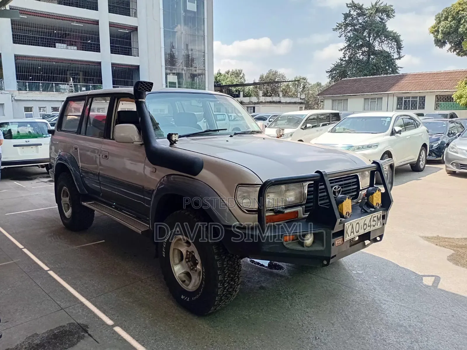 Toyota Land Cruiser 1996 Silver