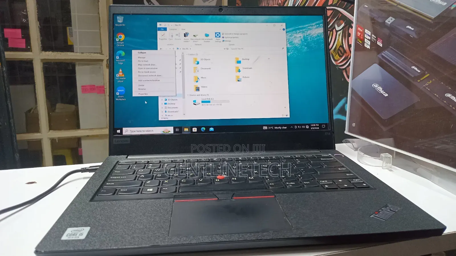 Laptop Lenovo ThinkPad Edge 14 8GB Intel Core i5 HDD 128GB