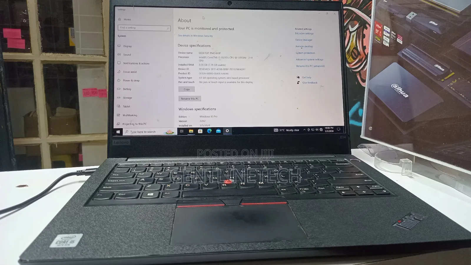 Laptop Lenovo ThinkPad Edge 14 8GB Intel Core i5 HDD 128GB