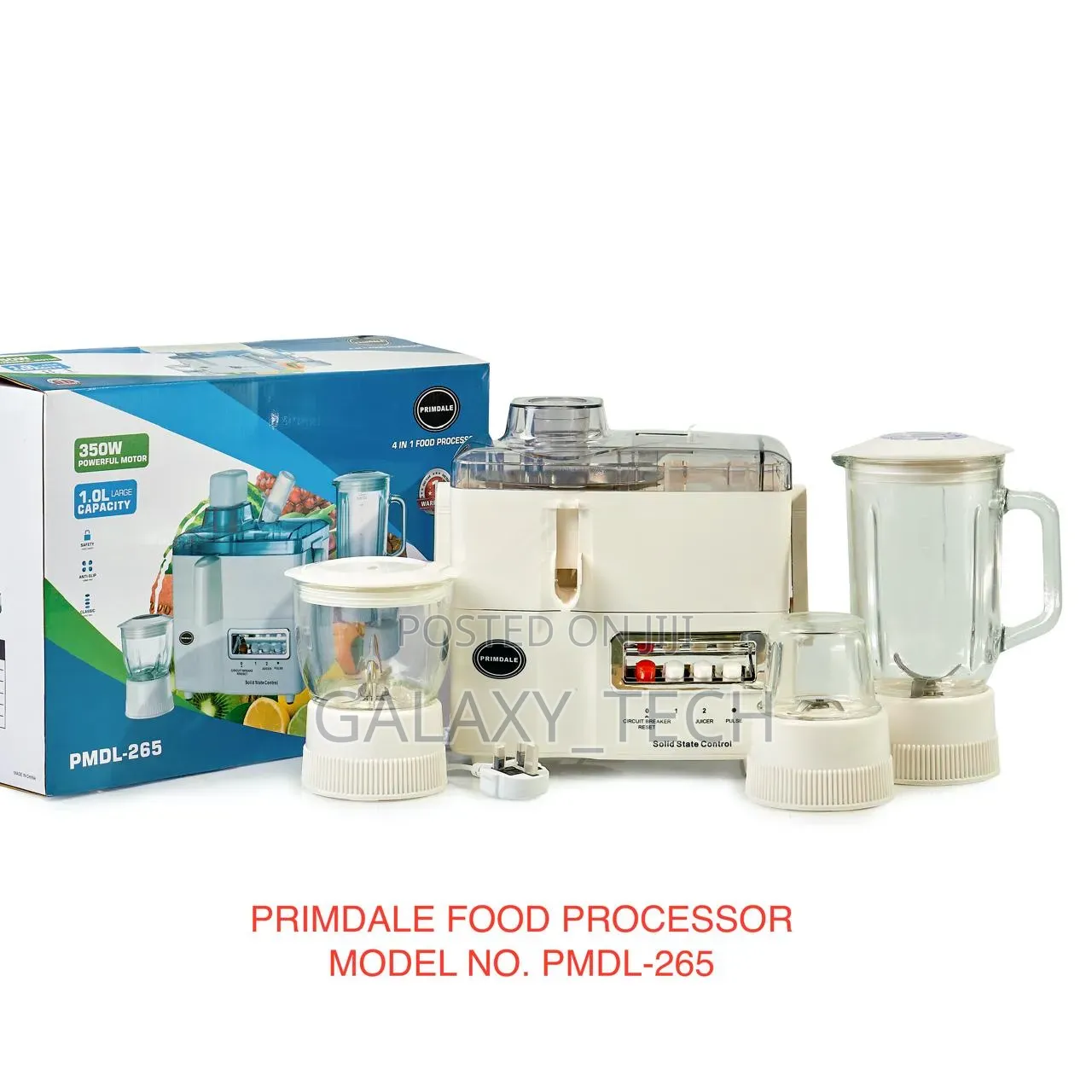 PRIMDALE PMDL-265 4 in 1 Food Processor